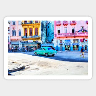 Streets Of Havana, Cuba Sticker